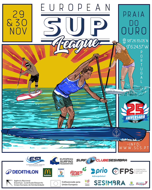 🌊 Última etapa da Liga Europeia de SUP promete grande espetáculo na Praia do Ouro 🌊