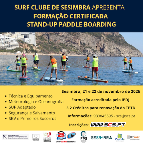 Surf Clube de Sesimbra promove nova formação em Stand-Up Paddle Boarding
