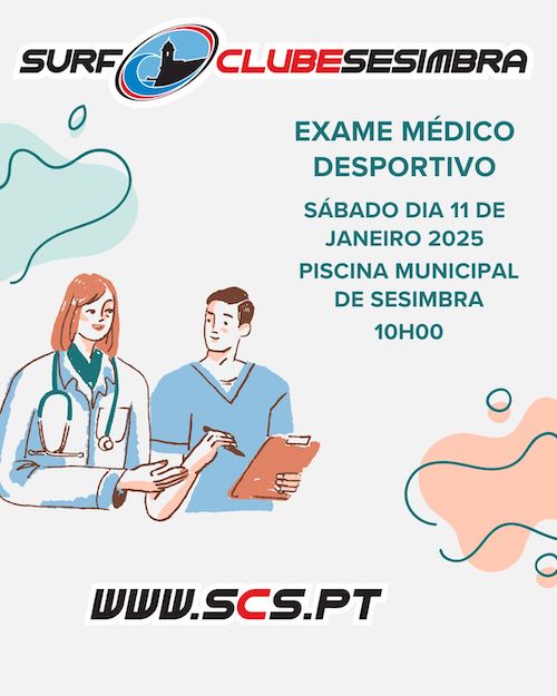 Surf Clube de Sesimbra Oferece Exames Médicos Desportivos Gratuitos