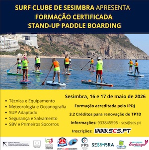Surf Clube de Sesimbra promove formação pioneira em Stand-Up Paddleboarding com foco na Segurança e Inclusão