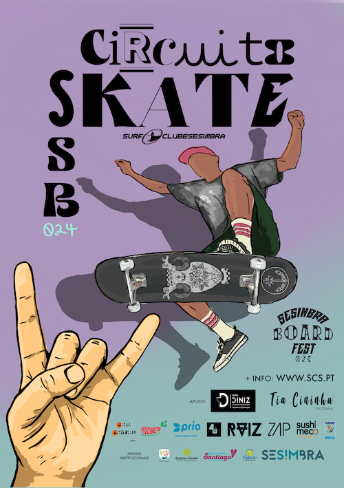 Surf Clube de Sesimbra Apresenta Circuito de Skate SSB 2024 no Sesimbra Board Fest