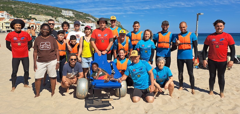 Surf Clube de Sesimbra encerra formação nacional de SUP com foco em Inclusão e Salvamento Aquático