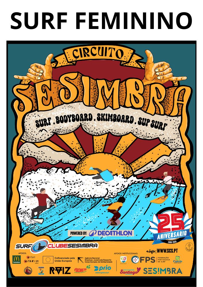  Inscrição Circuito de Sesimbra - 3ª Etapa - SURF FEMININO