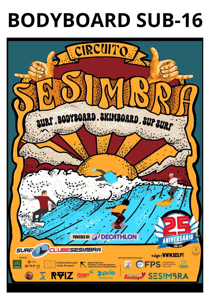  Inscrição Circuito de Sesimbra - 3ª Etapa - BODYBOARD SUB-16
