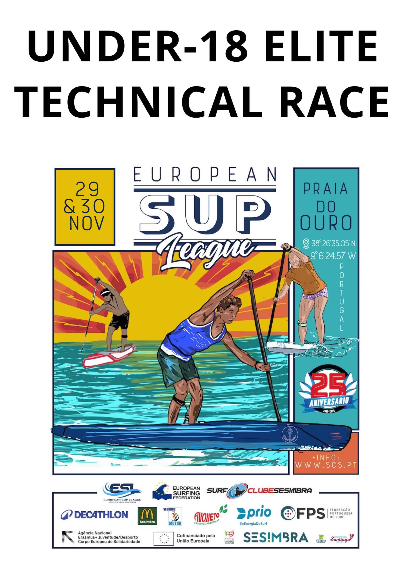  Registration ESL - UNDER 18 ELITE - Technical Race