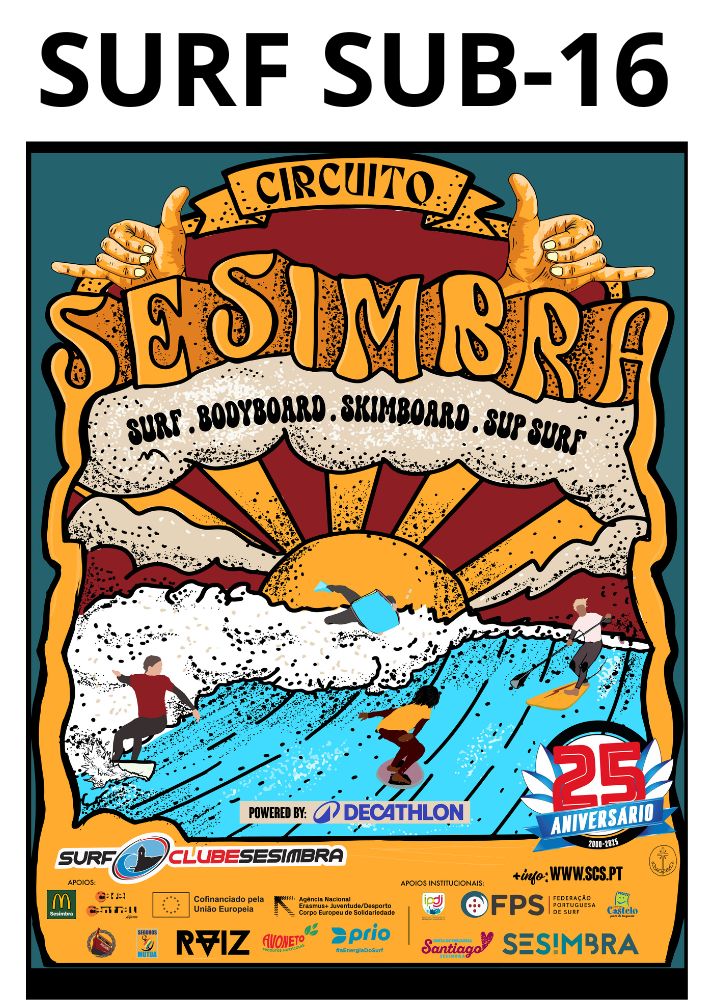  Inscrição Circuito de Sesimbra - 3ª Etapa - SURF SUB-16