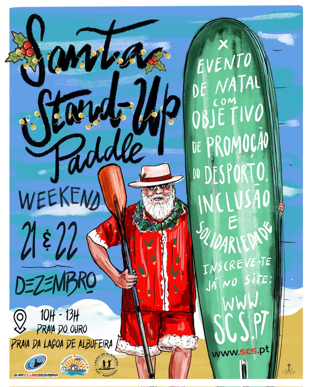 Inscrição Remada de Natal 2024 - dia 21 de dezembro - Praia do Ouro - Equipamento Próprio