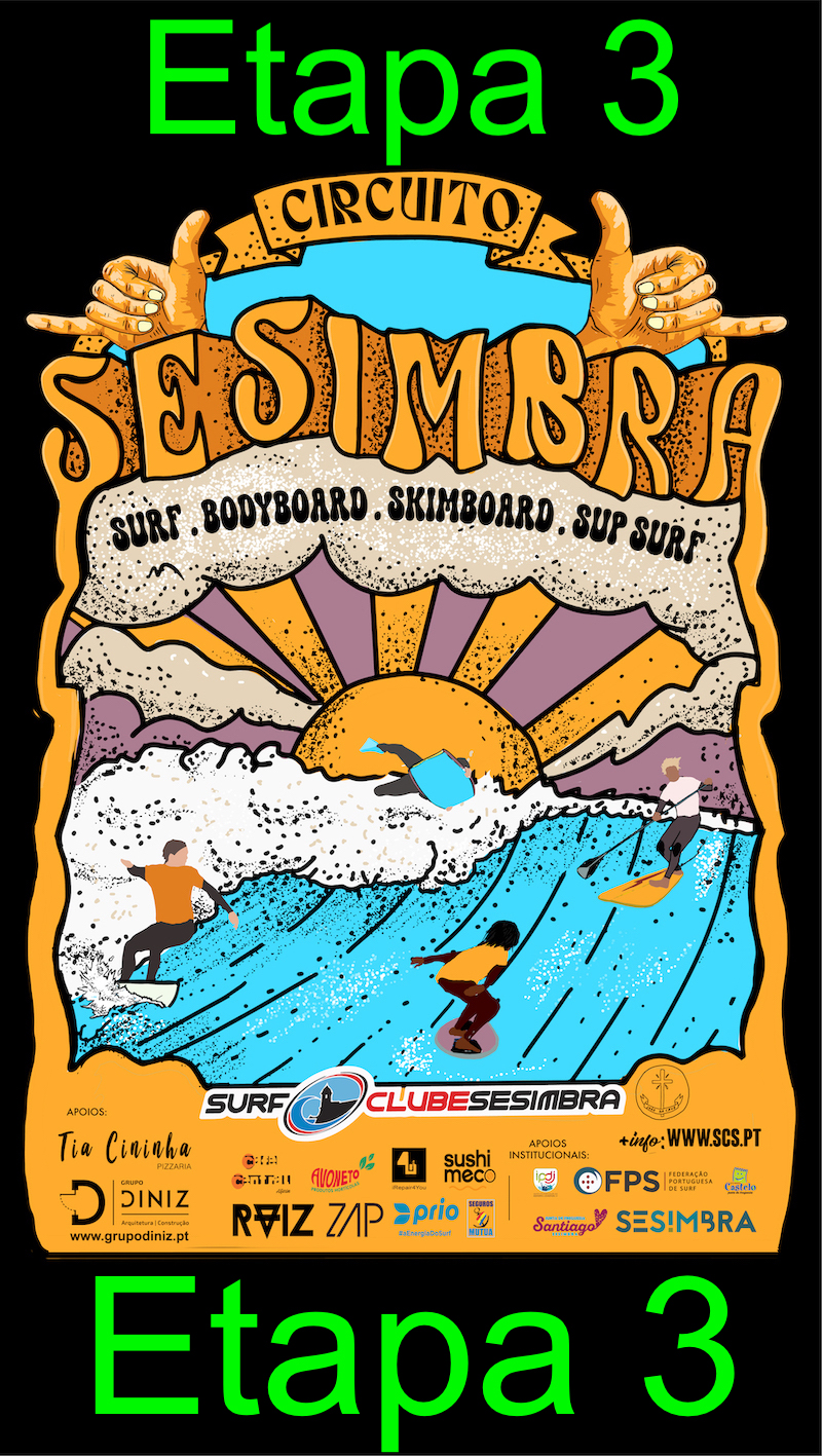 Inscrição no Circuito de Sesimbra - Etapa 3 - Surf Open